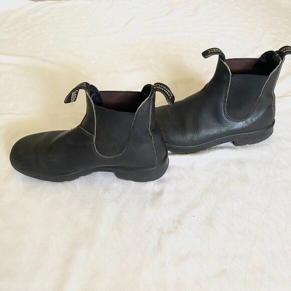 Blundstone Chelsea Boots Womens 8 AU 5 Black Leather Pull On - Picture 4 of 11
